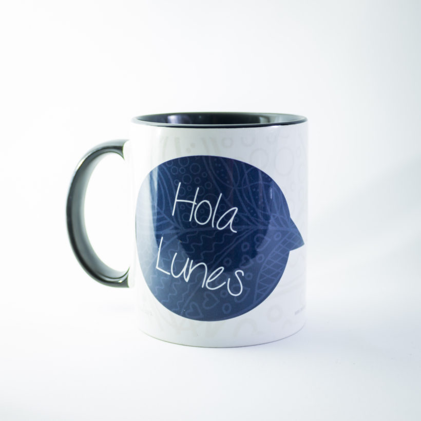 Mug Sublimado Hola Lunes Hola Viernes