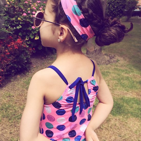 Vestido de Baño Petite Lunares Niña