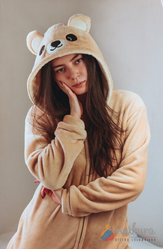 Pijama Térmica de Oso Enteriza Unisex